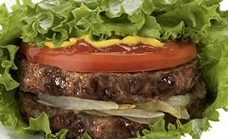 Burger In a Lettuce Wrap