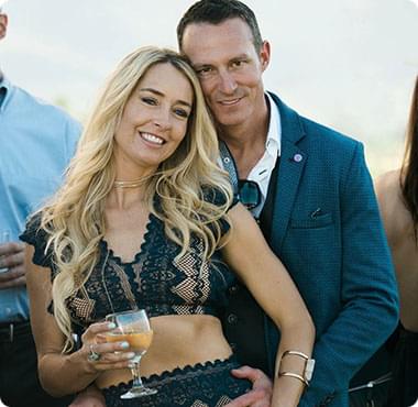 Dannete May with Husband Craig